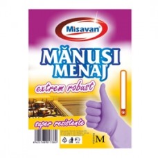 
                                        Manusi menaj Misavan Extrem Robust, marimea M, latex, mov                                    