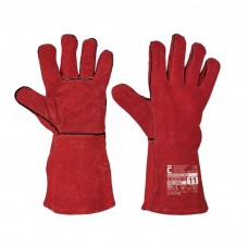 Manusi sudura din piele rosii SANDPIPER