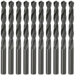 Metabo  627710000 - Set burghie metal, HSS-R, 2  mm, tija cilindrica, 10  bucati