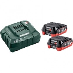 Metabo  685301000 - Set 2 acumulatori si incarcator, LiHD, 12 V, 2 Ah