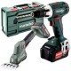 Metabo  BS 18 L + SGS 18 LTX Q - Masina de gaurit si insurubat cu 2 acumulatori, Li-Ion, 18 V, 2 Ah, 50 Nm + Masina de tuns gard viu, 20 cm, valiza speciala