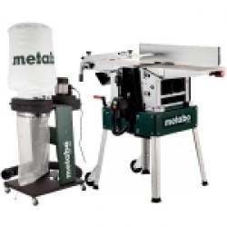Metabo  HC 260 C 2.2 WNB + SPA 1200 - Masina de rindeluit si degrosat, 2200 W, 260 mm, monofazata + Aspirator pentru rumegus, 550 W, 65 l, 250 l/sec, 100 mm