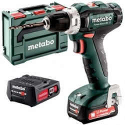 Metabo  Power Maxx BS 12 - Masina de gaurit si insurubat cu 2 acumulatori, Li-Ion, 12 V, 2 Ah, 40 Nm, valiza speciala