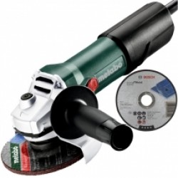 Metabo  WEV 850-125 + Bosch Expert for Metal - Polizor unghiular, 850 W, 125 mm + Disc taiere metal, 125x22.2x1.6 mm