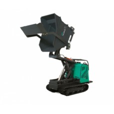 Mini-Dumper Imer model Taurus 700 HT CPE-11AE, motor Honda GX390, benzina, demaraj electric, cu bena de incarcare  si ecartament reglabil, descarcare la inaltime 
