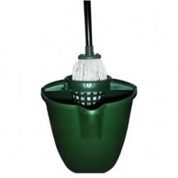 
                                        Mop + galeata din plastic + coada metalica + storcator Kassa, verde                                    