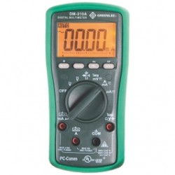 Multimetru digital Greenlee DM-210A, profesional, cu masurare temperatura