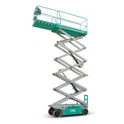 Nacela foarfeca IT 10090  pentru interior,  inaltime de lucru 12 m, sarcina 300 kg, 3.0 kW, 230V