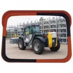 Oglindă rutieră dreptunghiulară pentru intersecții, 80 x 60cm