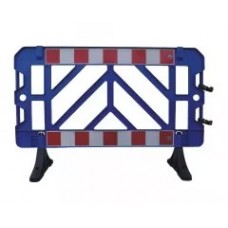 Panou barieră gard din PVC, modulară, 1.5m x 1m, culoare ALBASTRU