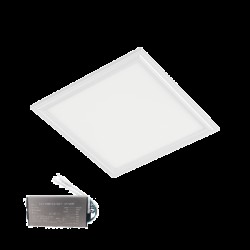 PANOU LED 48W 4000K 595x595mm RAMA ALBA+KIT EMERGENTA