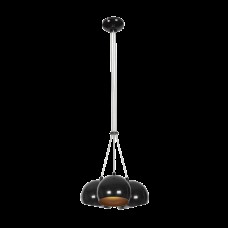 PEARL CANDELABRU 3xE27 NEGRU/AURIU