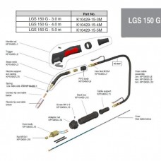 Piese componente pentru pistolet MIG/MAG LGS-150G