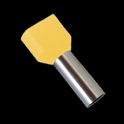 PINI DUBLI TERMINALI IZOLAÅ¢I TÐ16-14/ALB LÄPTOS (100 buc. pe pachet)