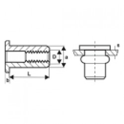  PIULITE-NIT CAP LAT, INOX