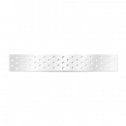  PLACI PERFORATE, 1.5 MM, VOPSITE ALB ELECTROSTATIC