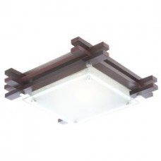 
                                        Plafoniera Edison 48324, 1 x E27, wenge + alb mat, clasica                                    