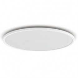 
                                        Plafoniera exterior cu LED SuperSlim, 15W, 1500lm, lumina neutra, 3 trepte de luminozitate, alba, moderna                                    