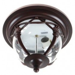 
                                        Plafoniera exterior Ohio KL 5488, 1 x E27, maro, clasica                                    