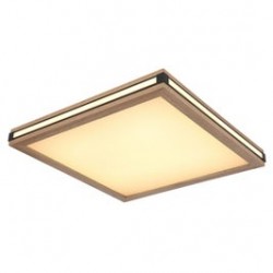 
                                        Plafoniera LED Carla 41589D2, 24W, 1340lm, lumina calda, aspect lemn, alba, moderna                                    