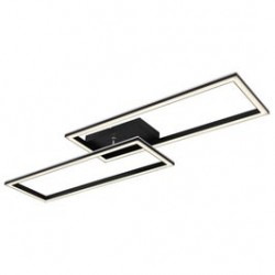 
                                        Plafoniera LED + LED RGB Jepp 67278-40, 40W, 2500lm, lumina calda / neutra / rece / RGB, dimabila, cu telecomanda, alb + negru, moderna                                    