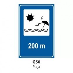 Plajă, Indicator rutier