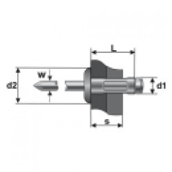  POP-NITURI MULTIGRIP CAP BOMBAT, ALUMINIU/OTEL