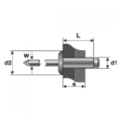  POP-NITURI STANDARD CAP BOMBAT, ALUMINIU/OTEL