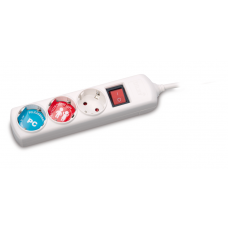 Prelungitor 3m 3 Prize cu CP cu Intrerupator, 7102.3301