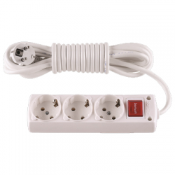 Prelungitor 3m 3 Prize cu CP si Intrerupator