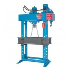 
                            Presa hidraulica pentru ateliere mecanice 820 x 300 mm HD 60 cu motor, pompa man                        