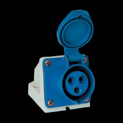 PRIZA FIXA HT-123 32A IP44 1P+N+E 230V