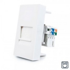 Priza internet simpla Livolo VL-FCCP-1WP, incastrata, alba