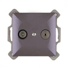 Priza R-TV terminala Perla GAP-P/K AN 1.5Db , antracit Priza R-TV terminala Perla GAP-P/K AN 1.5Db , antracit