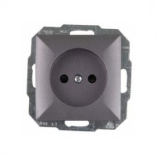 Priza simpla Abex Perla PT-15P, incastrata, antracit