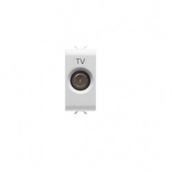 Priza TV de trecere Chorus GW10362-1BL, modulara - 1 m, alba