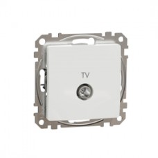 Priza TV Schneider Sedna SDD111474, tip tata, incastrata, alba