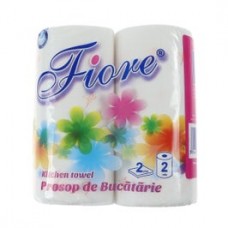 
                                        Prosop hartie Fiore, alb, 2 straturi, L 20.5 m, 2 bucati / set                                    