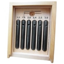 Proxxon  21232 - Set adaptori pentru ascutirea burghielor mici, BSG 220, 6 bucati