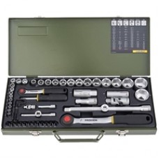Proxxon  23040 - Set capete de insurubare si chei tubulare, mixte, 56 bucati