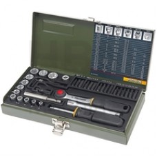 Proxxon  23070 - Set capete de insurubare si chei tubulare, mixte, 39 bucati