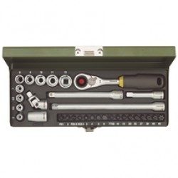 Proxxon  23078 - Set capete de insurubare si chei tubulare, mixte, 32 bucati