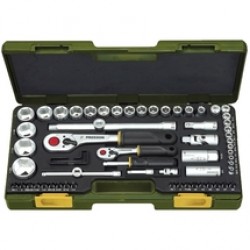 Proxxon  23294 - Set chei tubulare, mixte, 65 bucati