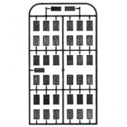 Proxxon  27104 - Set litere, GE20