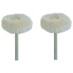 Proxxon  28297 - Set discuri din bumbac, 22 mm, tija 2.35 mm, 2 bucati