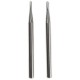 Proxxon  28320 - Set freze Tungsten-Carbid, 1 mm, 1.2 mm, tija 2.35 mm, 2 bucati