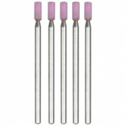 Proxxon  28774 - Set biaxuri cilindrice din corindon, 2.5 mm, tija 2.35 mm, 5 bucati