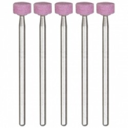 Proxxon  28776 - Set biaxuri rotunde din corindon, 6 mm, tija 2.35 mm, 5 bucati