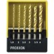 Proxxon  28876 - Set burghie HSS cu pin de centrare, 1.5-4 mm, tija 3 mm, 6 bucati