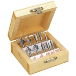 Proxxon  29020 - Set freze pentru profilat, tija 3.2 mm, MP400, 10 bucati